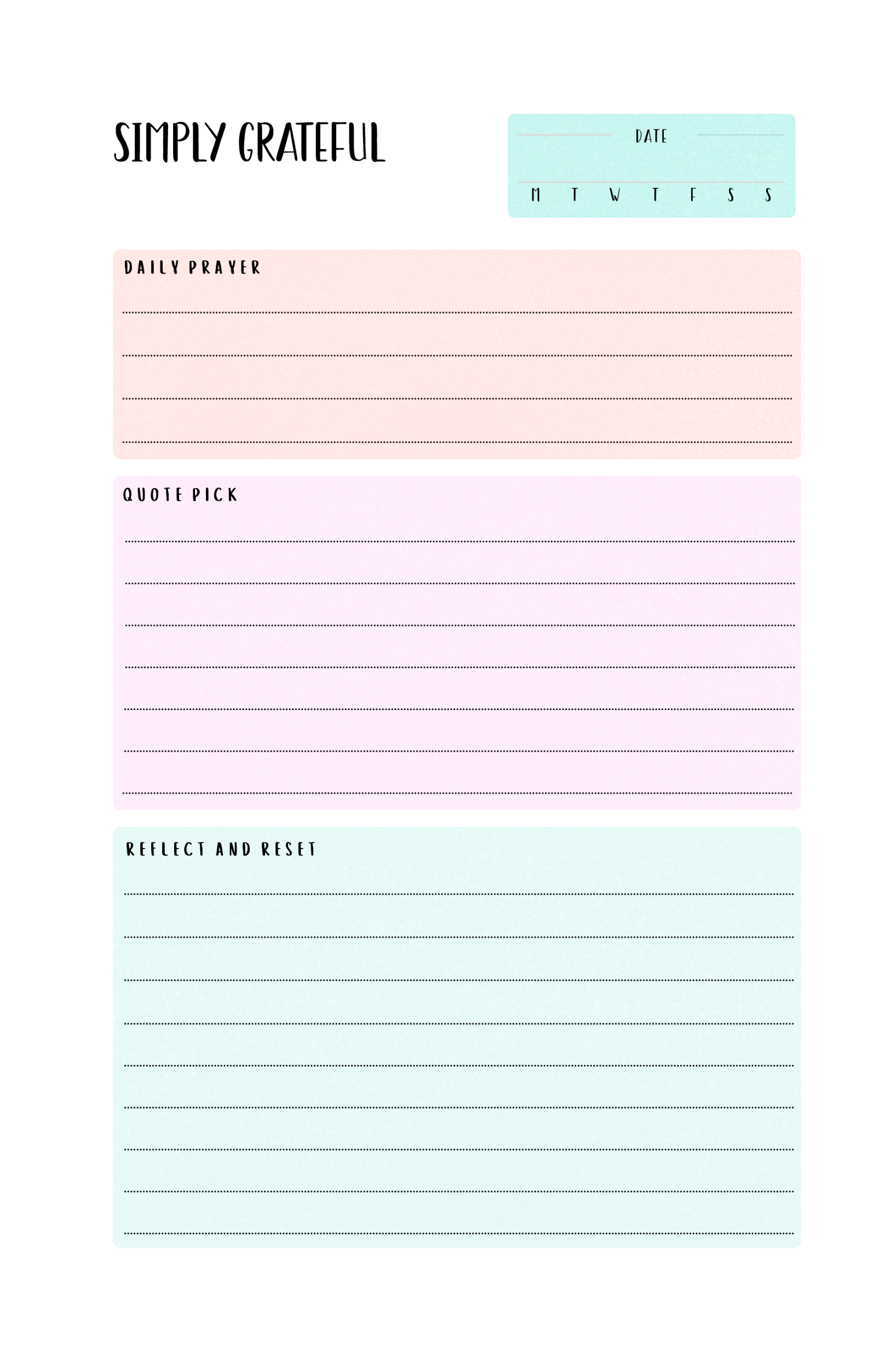 Simply Grateful. Choose Gratitude: A 90-Day Journal